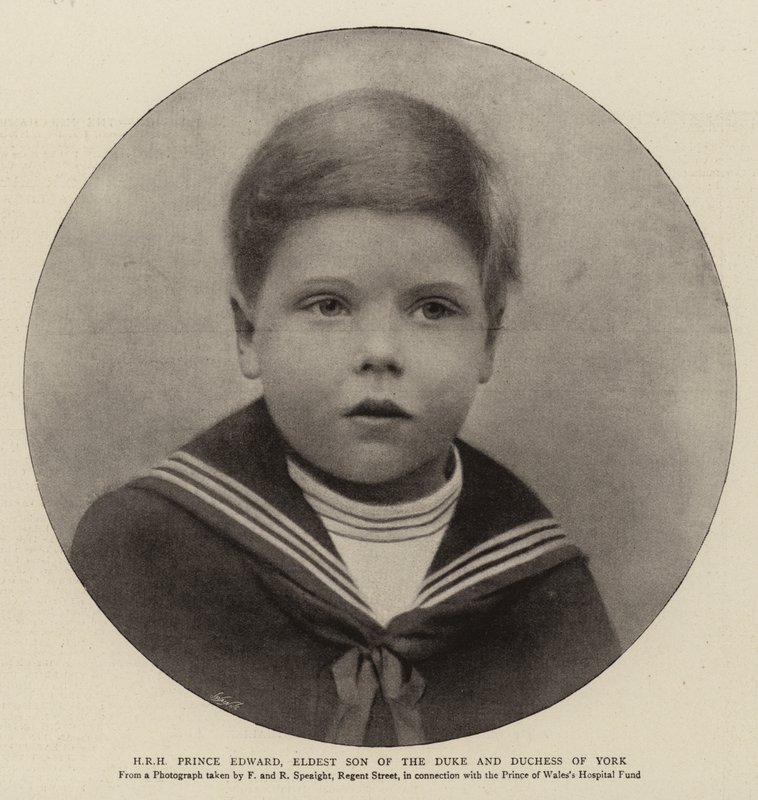 H R H Prins Edward, ældste søn af hertugen og hertuginden af York af English Photographer