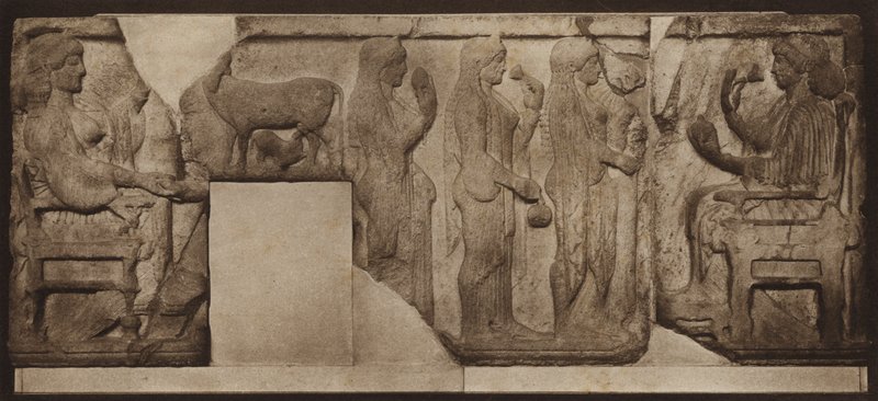 Harpy Tomb, West Side (s/h foto) af English Photographer