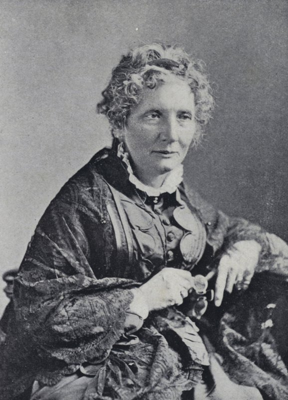 Harriet Beecher Stowe (s/h foto) af English Photographer