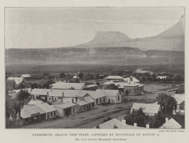 Harrismith, Orange Free State, erobret af MacDonald den 4. august af English Photographer