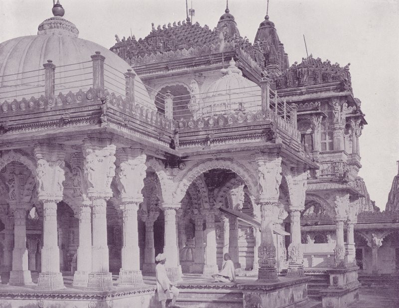 Hathi Singhs-templet, Ahmedabad af English Photographer