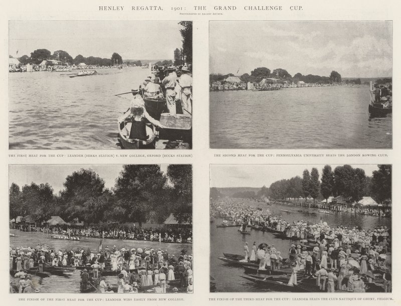 Henley Regatta, 1901, Grand Challenge Cup af English Photographer