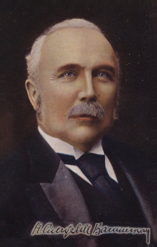 Henry Campbell-Bannerman (farvet foto) af English Photographer