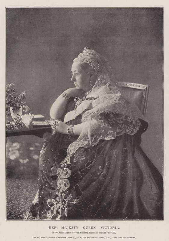 Hendes Majestæt Dronning Victoria af English Photographer