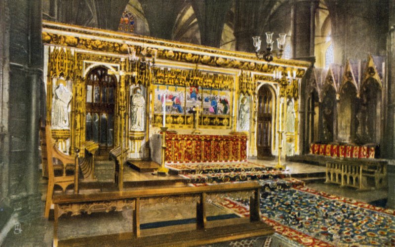 High Altar, Westminster Abbey, Londondani af English Photographer
