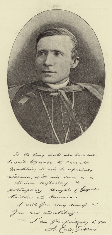 Hans Eminence kardinal Gibbons, kardinal ærkebiskop af Baltimore af English Photographer