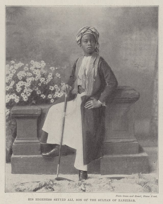Hans Højhed Seyyid Ali, søn af sultanen af Zanzibar af English Photographer