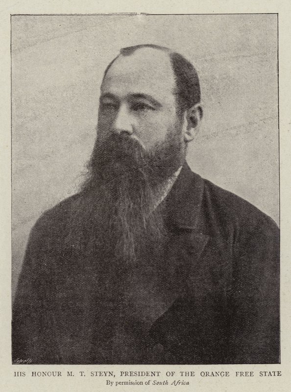 Hans Ære M T Steyn, præsident for Orange Free State af English Photographer