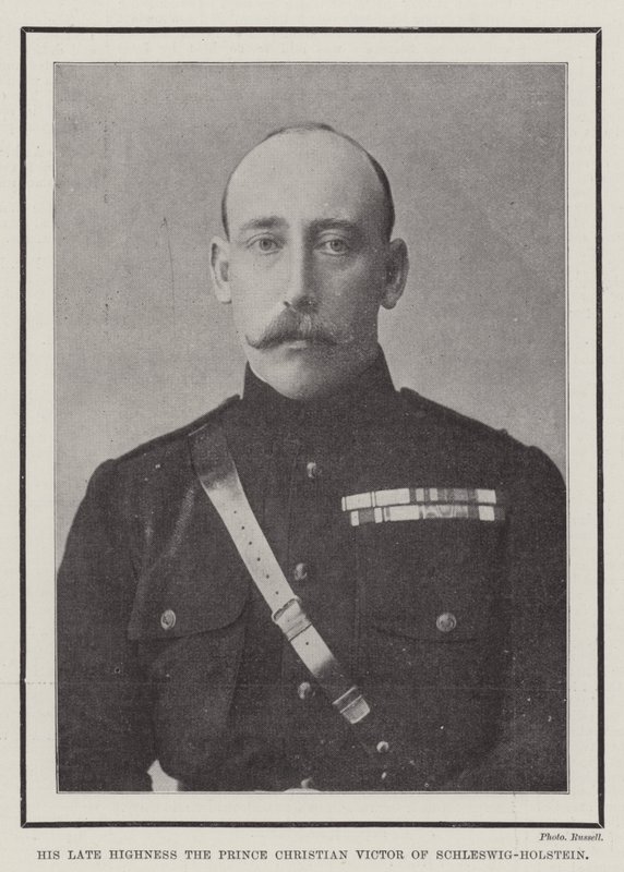 Hans afdøde Højhed Prins Christian Victor af Slesvig-Holsten af English Photographer