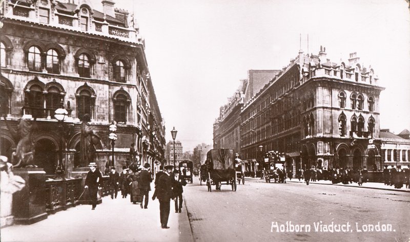 Holborn-viadukten af English Photographer