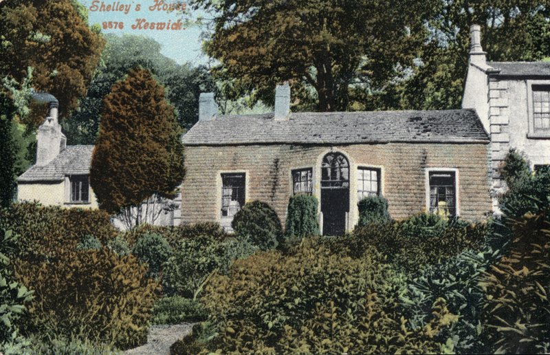 Home of English Romantic poet Percy Bysshe Shelley, Keswick, Cumbriadani af English Photographer