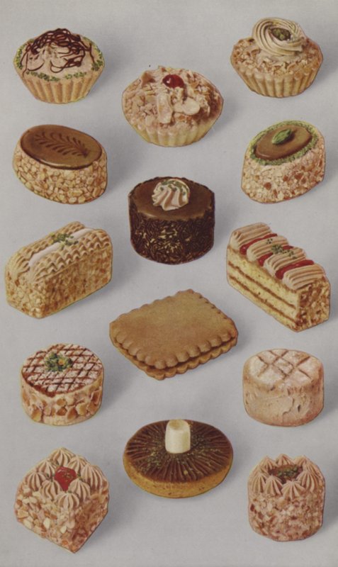 Illustration til marcipanbrochure (farvefoto) af English Photographer