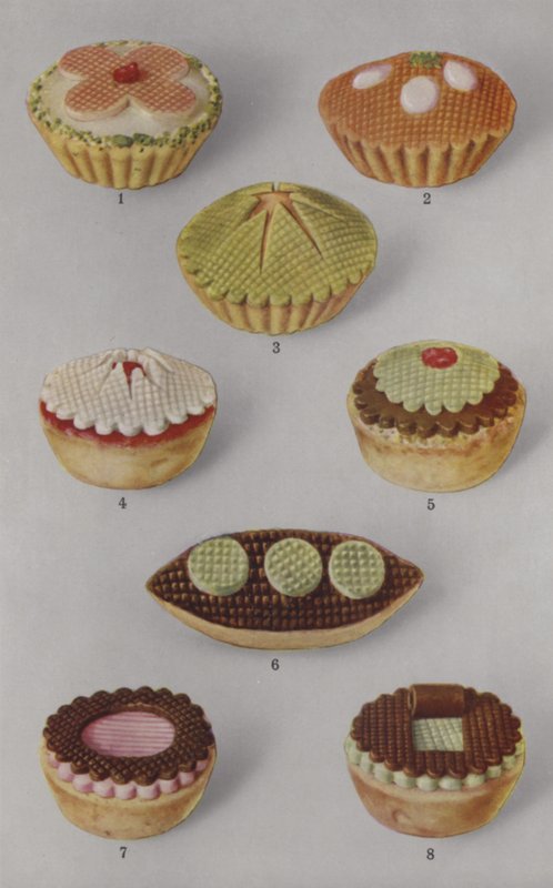 Illustration til marcipanbrochure (farvefoto) af English Photographer