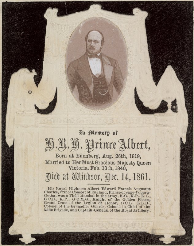Til minde om Hans Kongelige Højhed Prins Albert af English Photographer