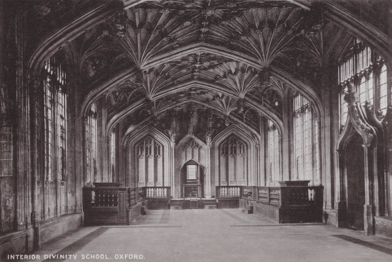Interior Divinity School, Oxford af English Photographer