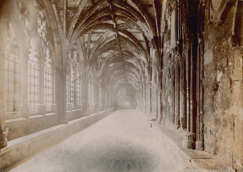 Interiør af klostrene i Westminster Abbey af English Photographer