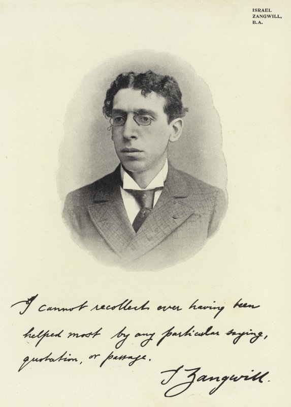 Israel Zangwill, BA af English Photographer