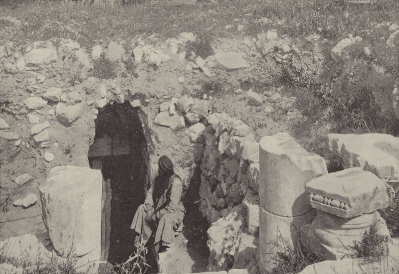 Jacobs Well, hvor Jesus talte med kvinden fra Samaria af English Photographer