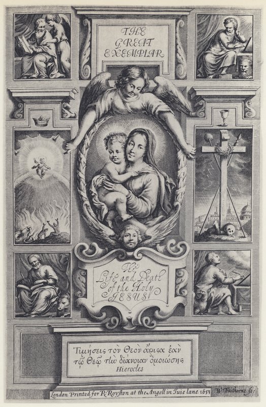 Jeremy Taylor, The Great Exemplar, J Flesher for R Royston 1653 (s/h-foto) af English Photographer