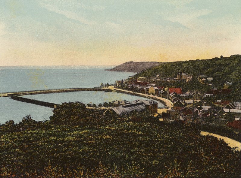 Jersey: St Aubins (farvet foto) af English Photographer