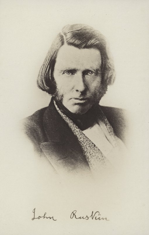 John Ruskin (1819-1900), engelsk forfatter, kunstkritiker, kunstner og socialtænker af English Photographer