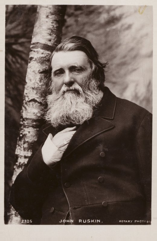 John Ruskin, engelsk forfatter, kunstkritiker, kunstner og socialtænker af English Photographer