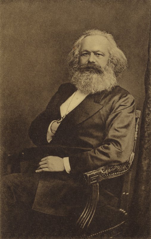 Karl Marx (1818-1883), tysk filosof, økonom, historiker og politisk teoretiker af English Photographer