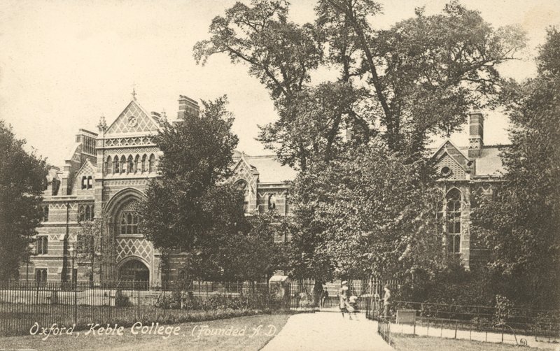 Keble College, Oxford (s/h foto) af English Photographer