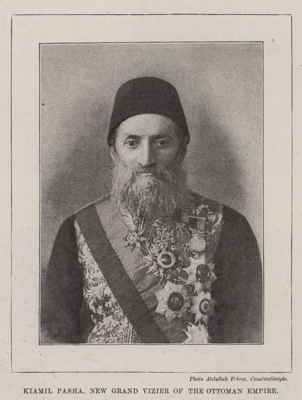 Kiamil Pasha, ny storvesir fra det osmanniske rige af English Photographer
