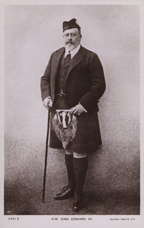 Kong Edward VII (s/h-foto) af English Photographer