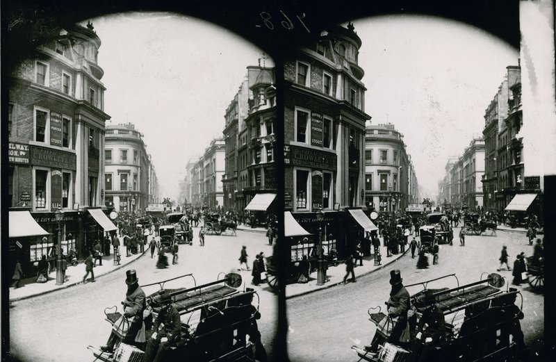 King William Street, London, fotografi af English Photographer