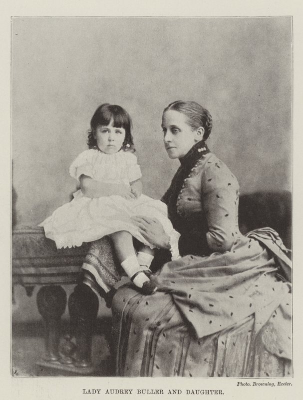 Lady Audrey Buller og datter af English Photographer