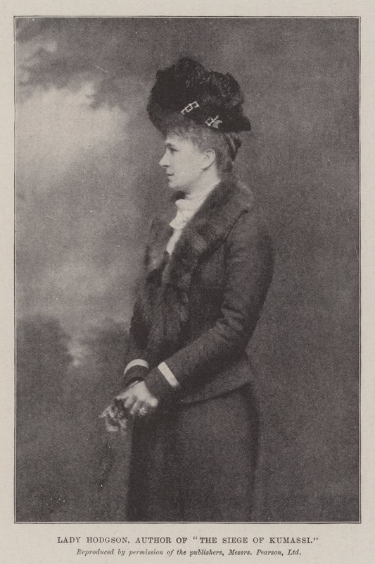 Lady Hodgson, forfatter til The Siege of Kumassi af English Photographer