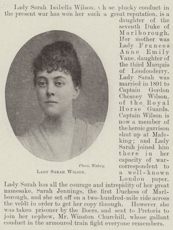 Lady Sarah Wilson af English Photographer