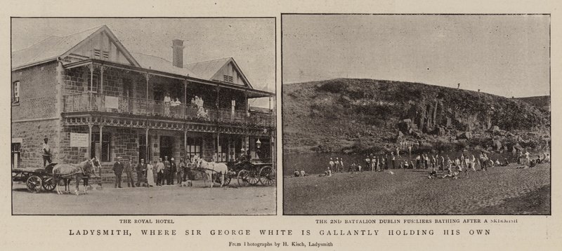 Ladysmith, hvor Sir George White galant holder sig selv af English Photographer