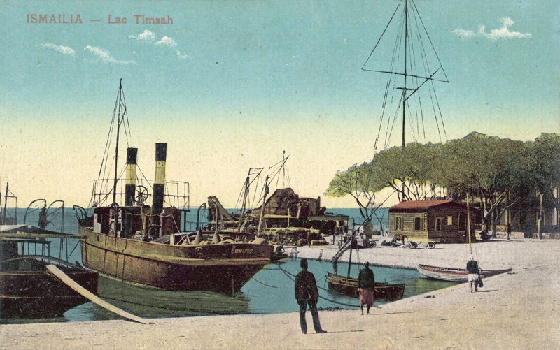 Lake Timsah, Ismailia, Egypten (farvefoto) af English Photographer