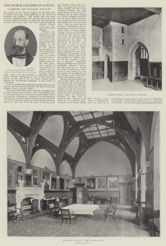 Lambeth og Fulham Palaces af English Photographer