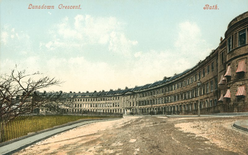 Lansdown Crescent, Bath, Somerset (foto) af English Photographer