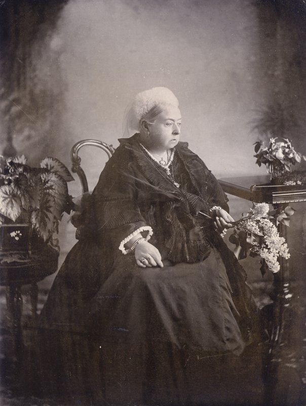 Sidste foto taget af dronning Victoria på Balmoral af English Photographer