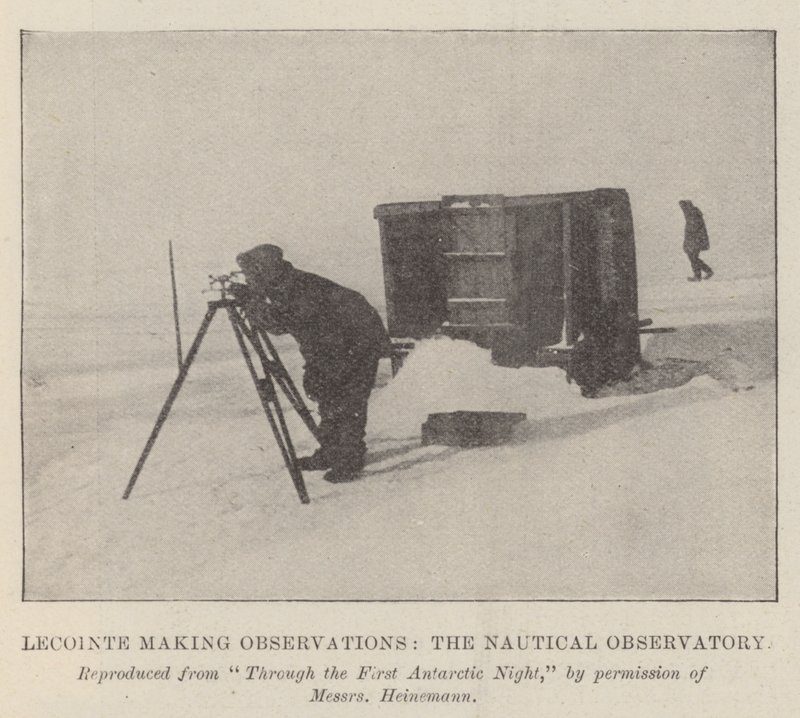 Lecointe gør observationer, det nautiske observatorium af English Photographer