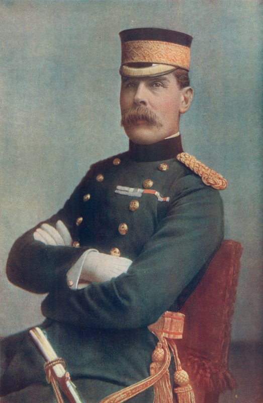 Generalløjtn. Lord Methuen, i en generalofficers afklædningsuniform af English Photographer