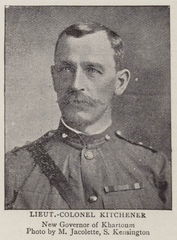 Oberstløjtnant Kitchener af English Photographer