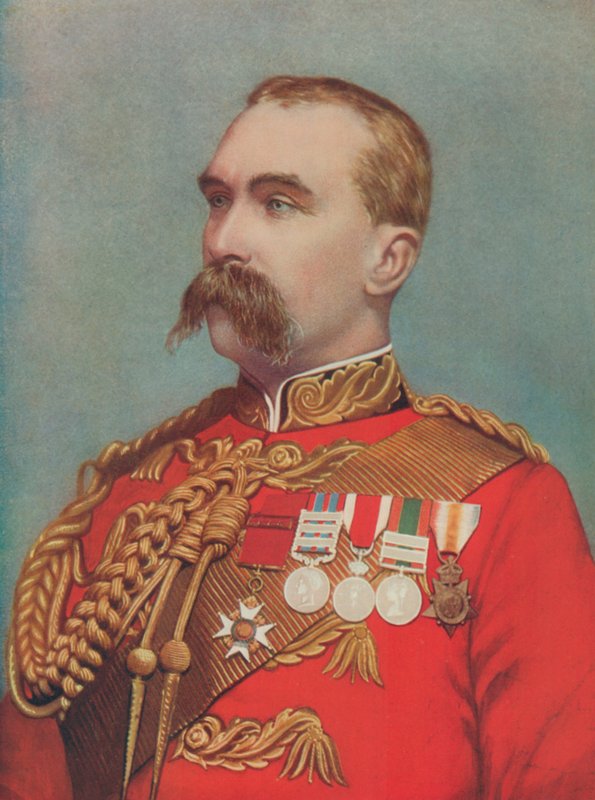 Generalløjtnant Sir Alfred Gaselee. Leder de britiske styrker i Kina af English Photographer