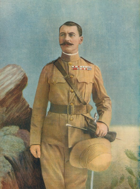 Generalløjtnant Sir H. M. L. Rundle, kommanderende 8. division, South African Field Force af English Photographer