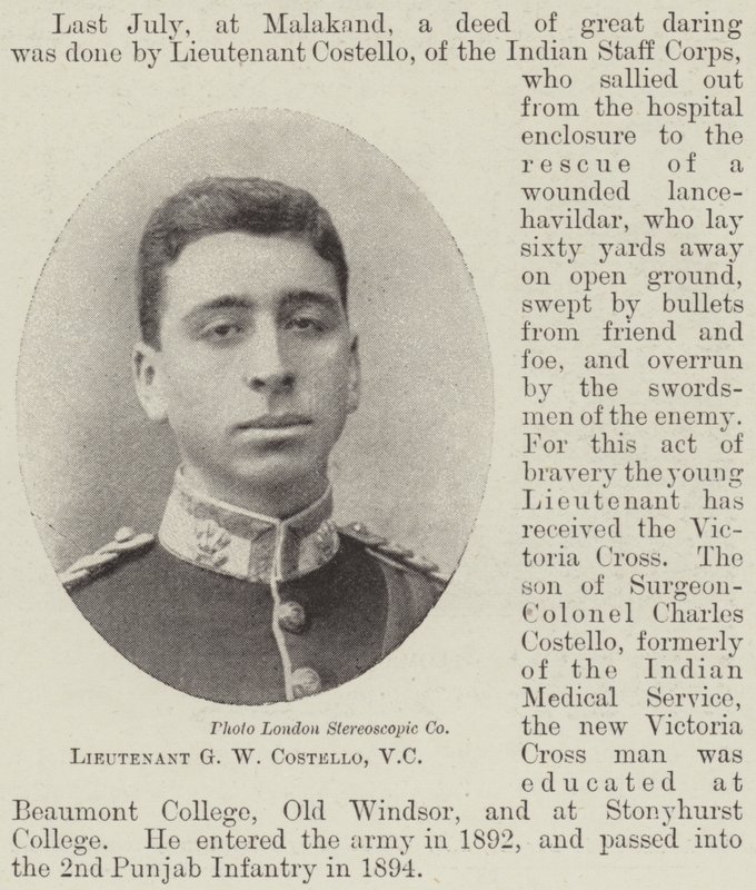 Løjtnant G W Costello, VC af English Photographer
