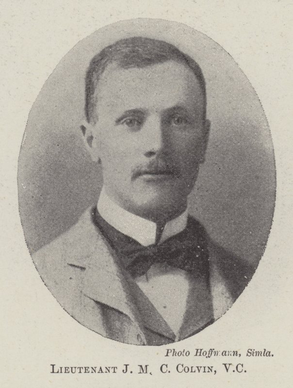 Løjtnant J M C Colvin, VC af English Photographer