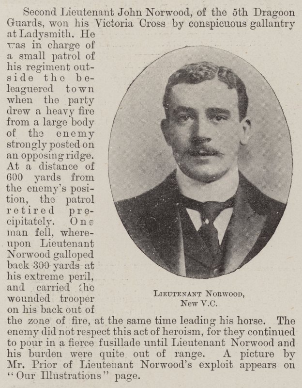 Løjtnant Norwood, New VC af English Photographer