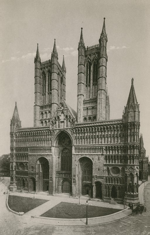 Lincoln katedral af English Photographer