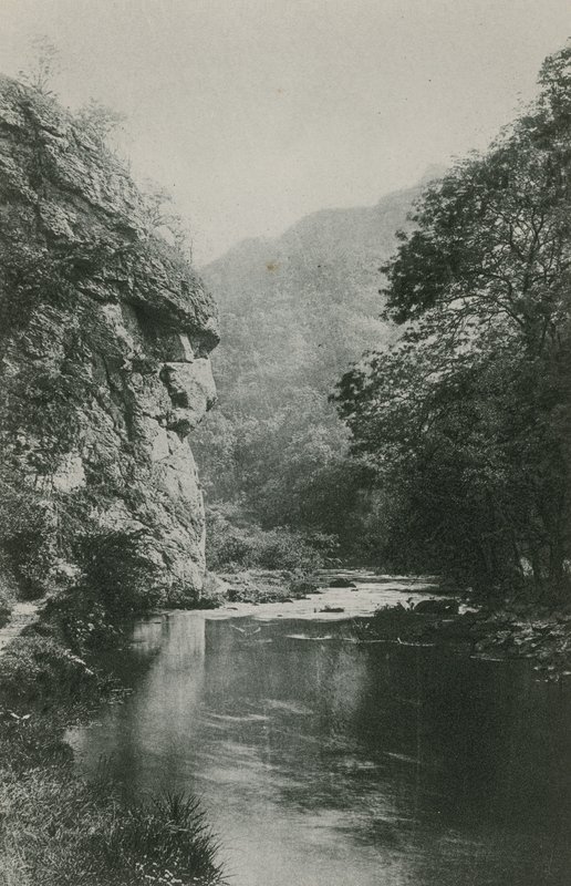 Lions Face Rock, Dovedale af English Photographer