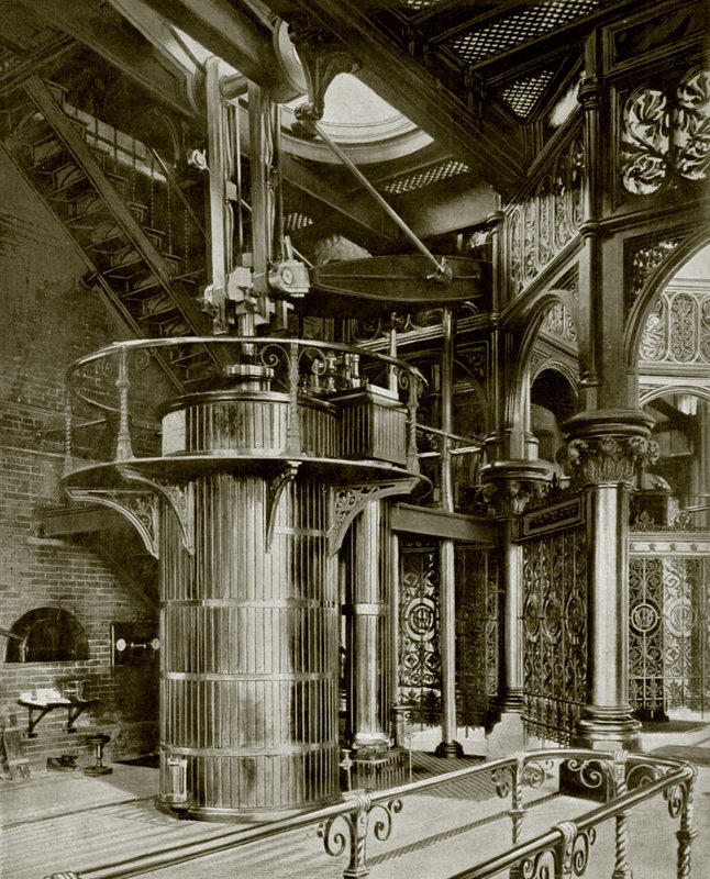 London Sewage: The Crossness Pumping Station (s/h foto) af English Photographer